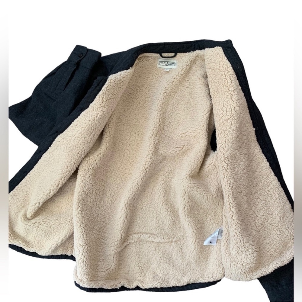 Field & Stream Button Down Flannel Sherpa Shirt J… - image 6